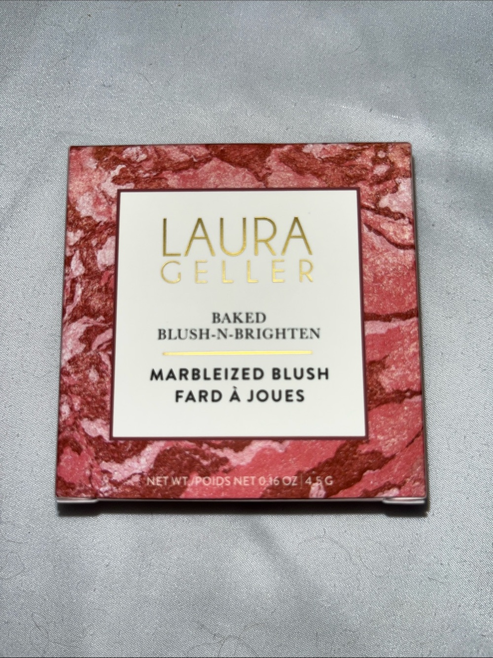 Laura Geller Marbleized Baked Blush-N-Brighten — tropic hues satin finish